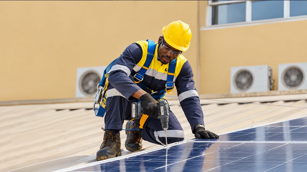 ROOF TOP solar panel Installation ROOF TOP solar panel Installation